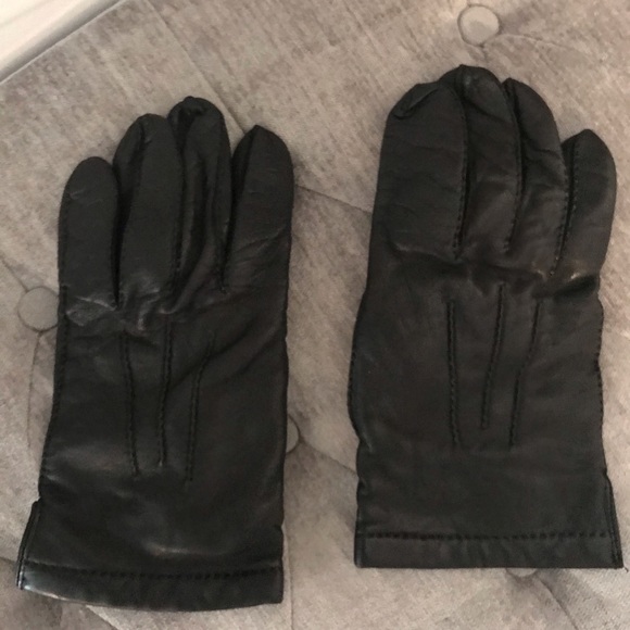 Other - Men’s cashmere leather gloves